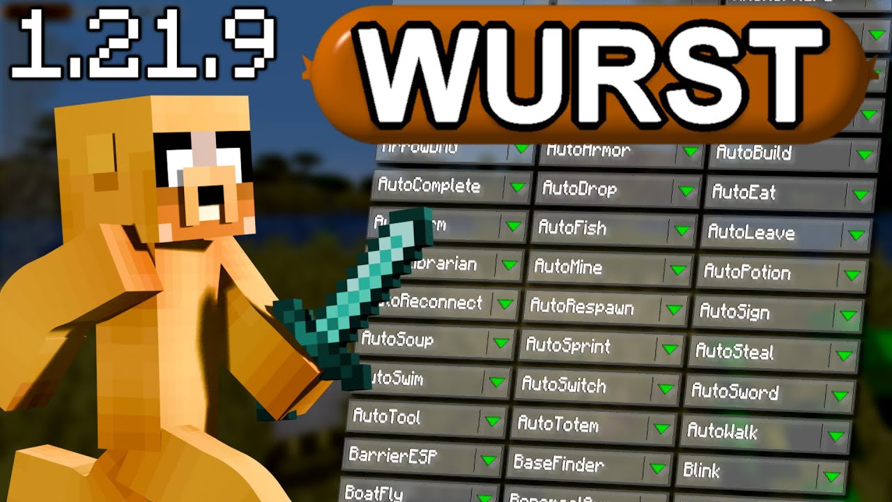 Download: Wurst Hacked Client 1.21.9 | Minecraft Java Edition