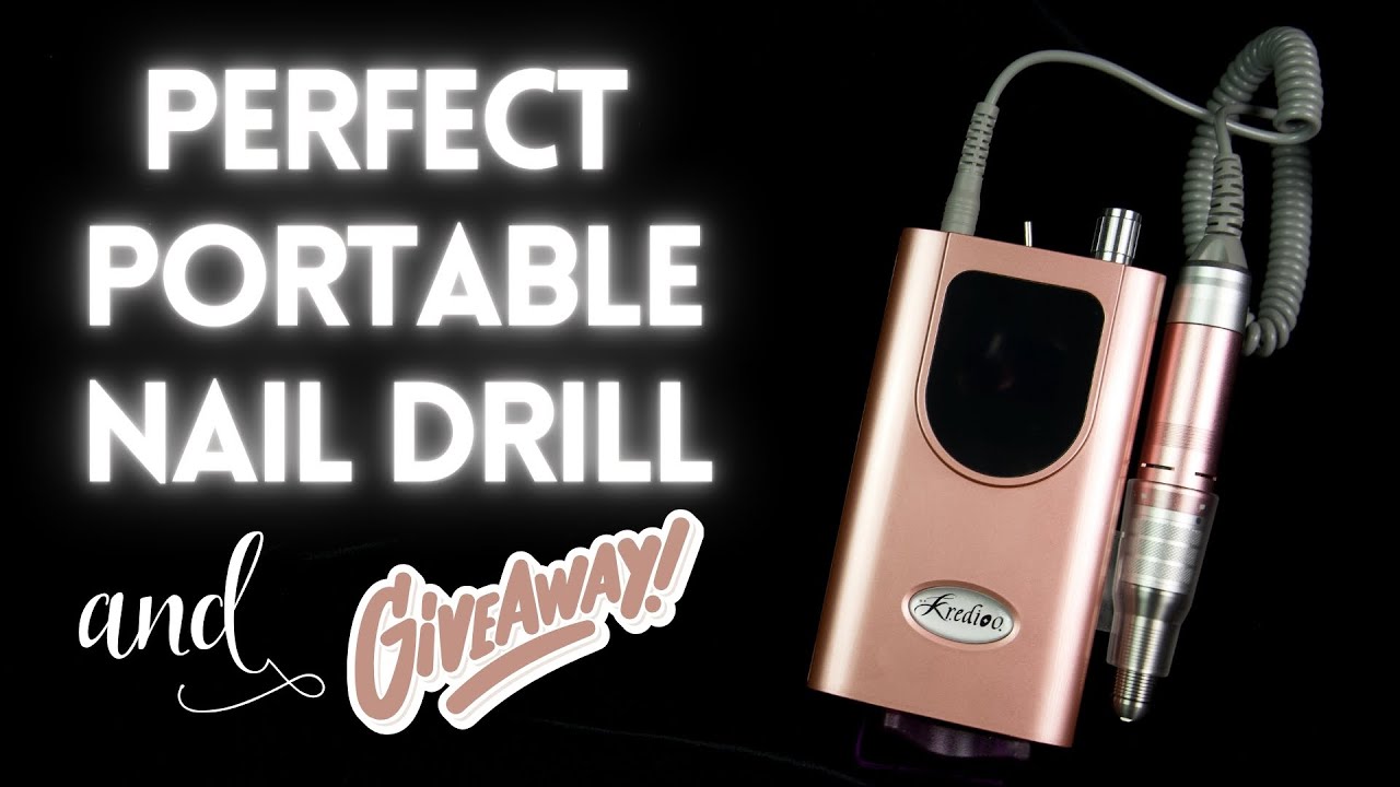 NEW Kredioo Rechargeable Portable Nail Drill and A GIVEAWAY