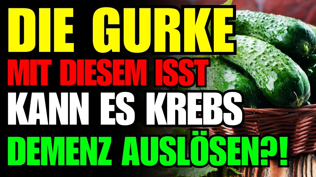 Iss NIEMALS deine GURKE mit dem hier🥒3schlechte Kombinationen + geheimes Rezept für deine Gesundheit