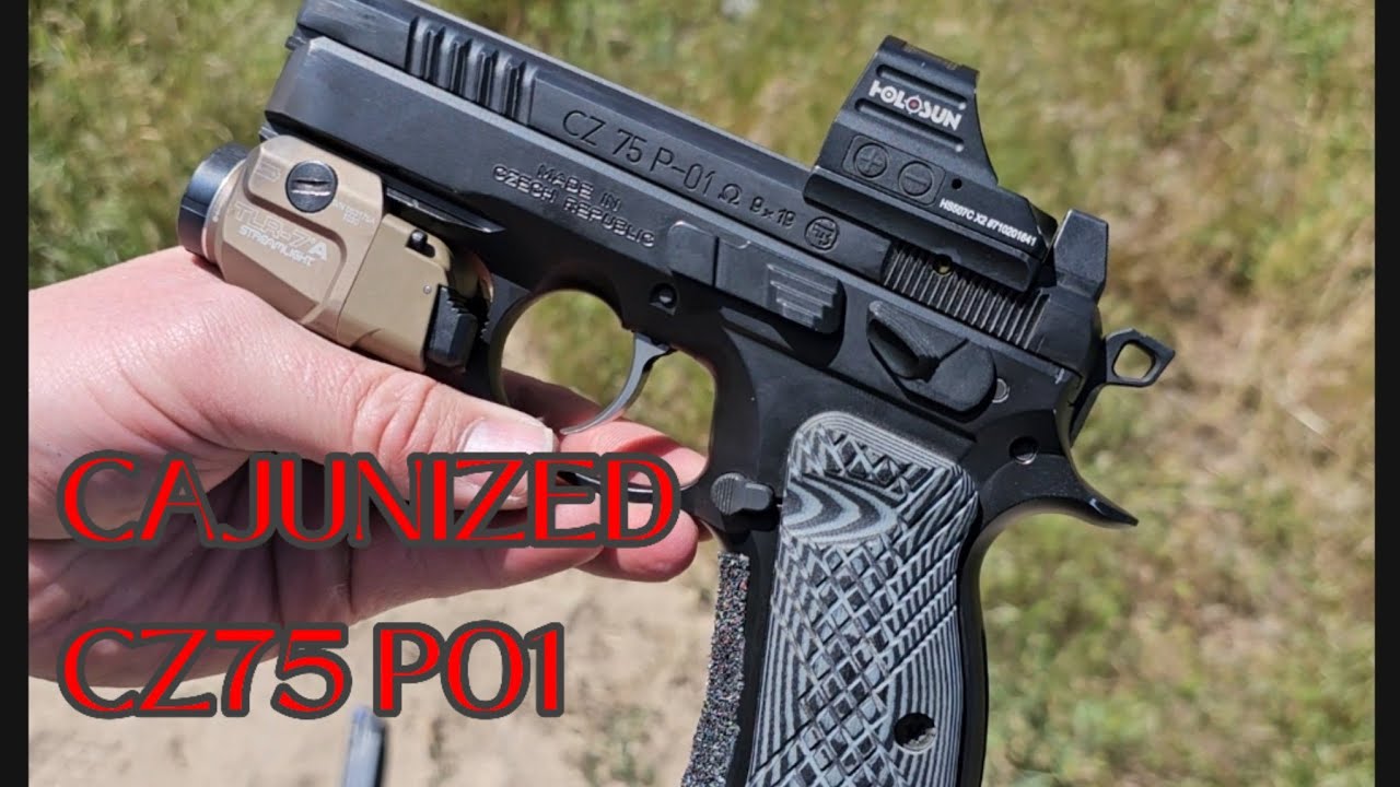 CZ75 P01 каджунизированный Cajun Gunworks!
