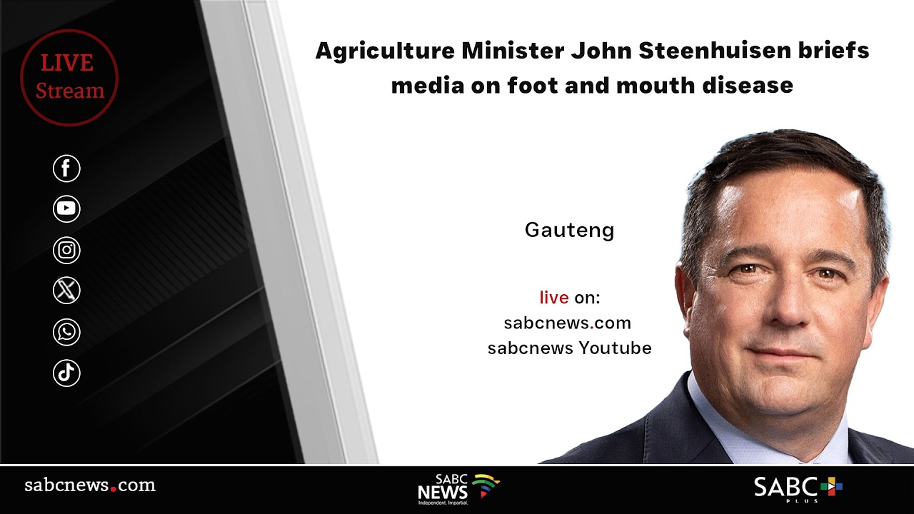 Agriculture Minister John Steenhuisen media briefing - 05 May 2026