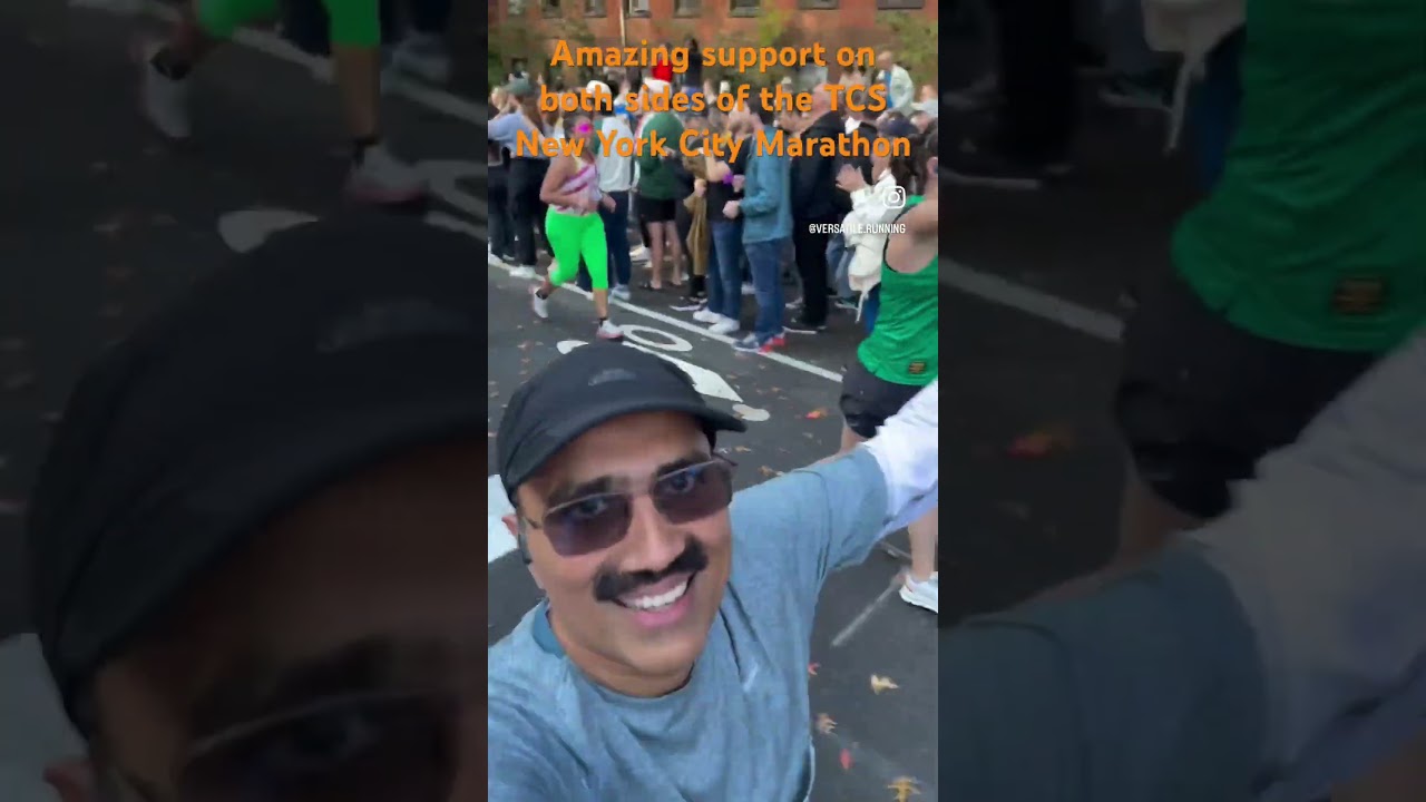 TCS New York City Marathon supporters cheering. 🤩🤩 Amazing. Thank you ☺️ 