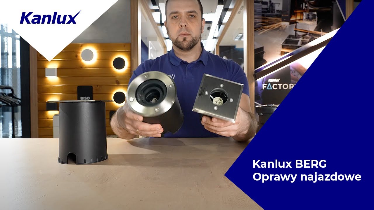 🌟 Kanlux BERG | Wytrzymała oprawa najazdowa! 🌟