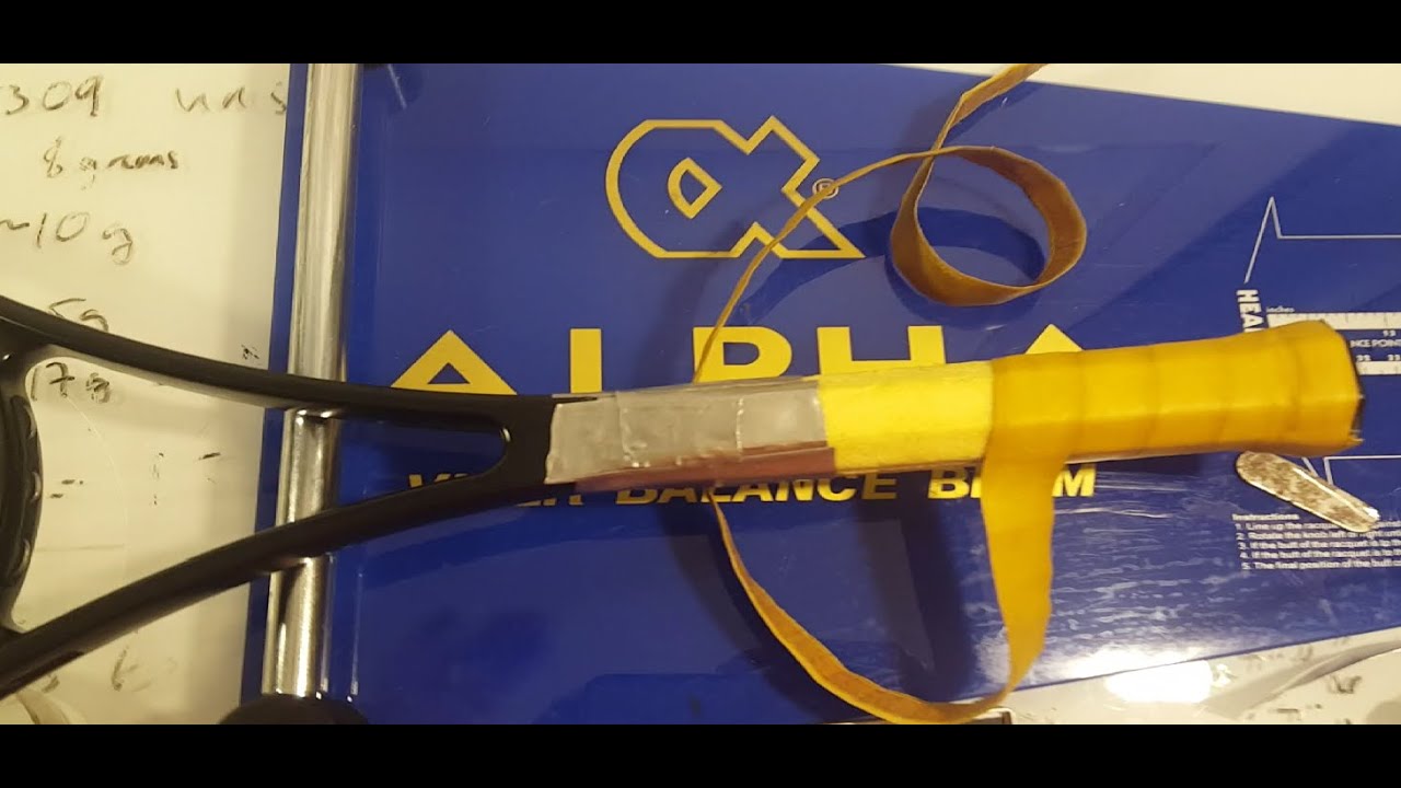 Re-creating roger federer's racquet (based off 