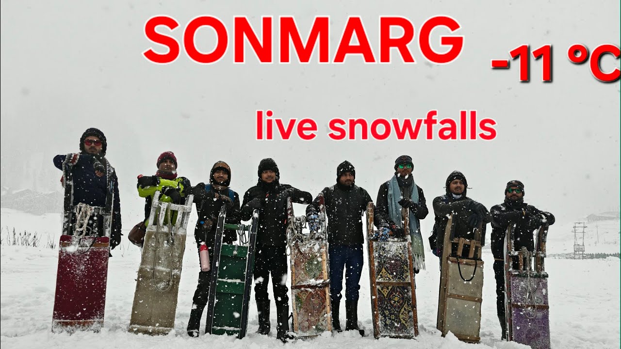 EP-5 SONMARG Kashmir/ Thajiwas Glacier Live snowfalls Must Visit in Sonmarg 