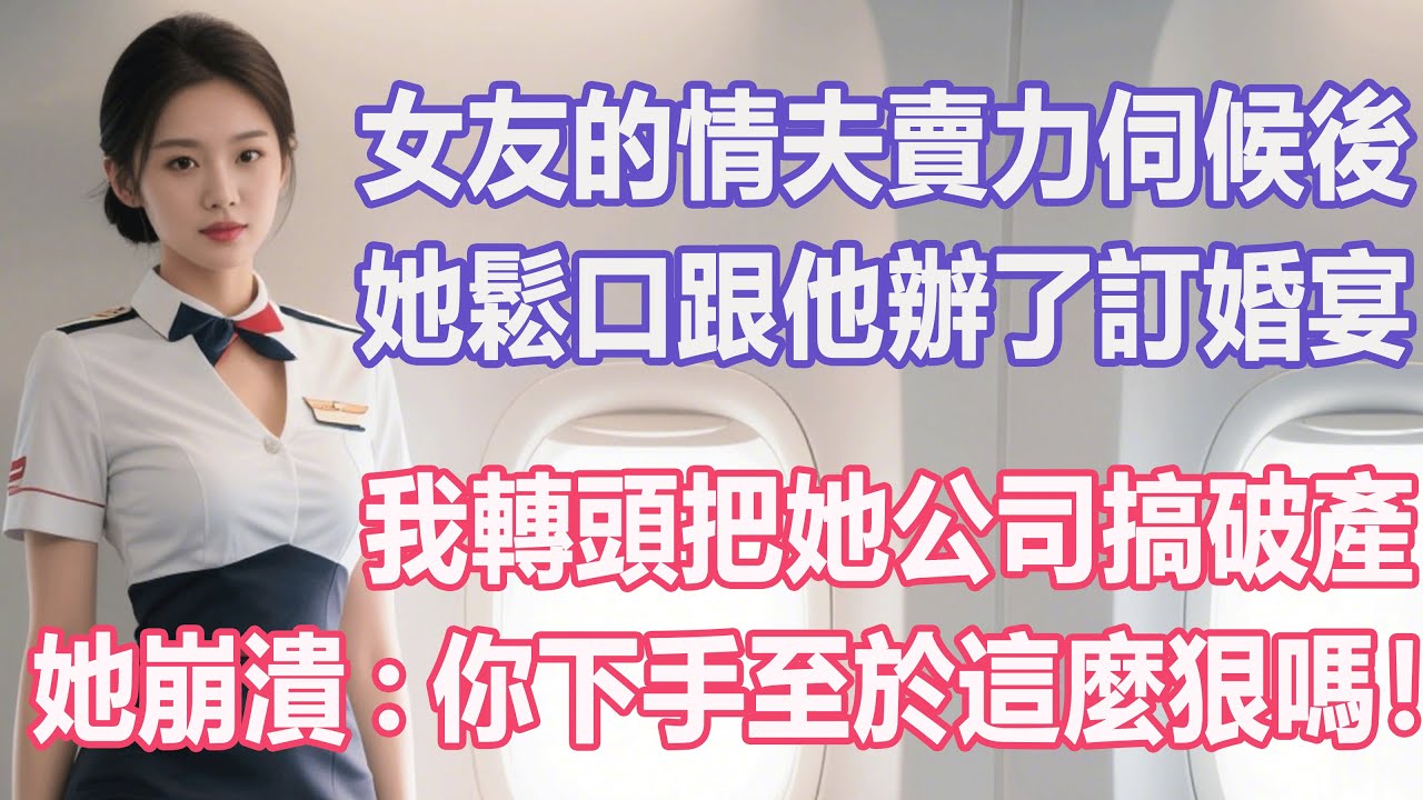 女友的情夫賣力伺候後，她鬆口跟他辦了訂婚宴，我轉頭把她公司搞破產，她崩潰：你下手至於這麼狠嗎！#出軌小說 #愛情故事 #白月光 #幸福人生#生活经验