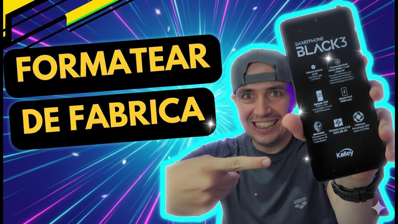 KALLEY BLACK 3 📲 Cómo Formatear y Restablecer de Fábrica | Restaurar