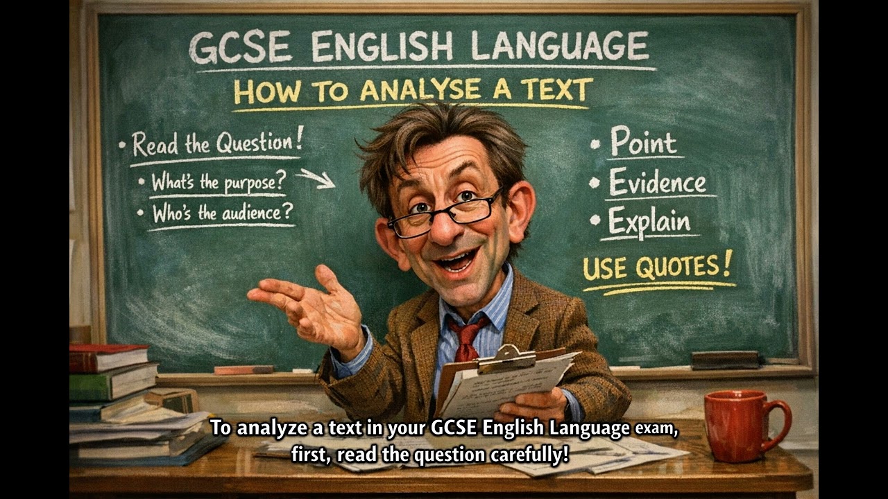 GCSE ENGLISH LANGUAGE-HOW TO ANALYSE TEST
