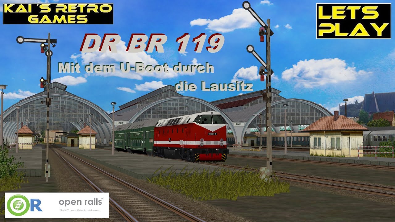 Open Rails - DR BR 119 / Görlitz - Cottbus