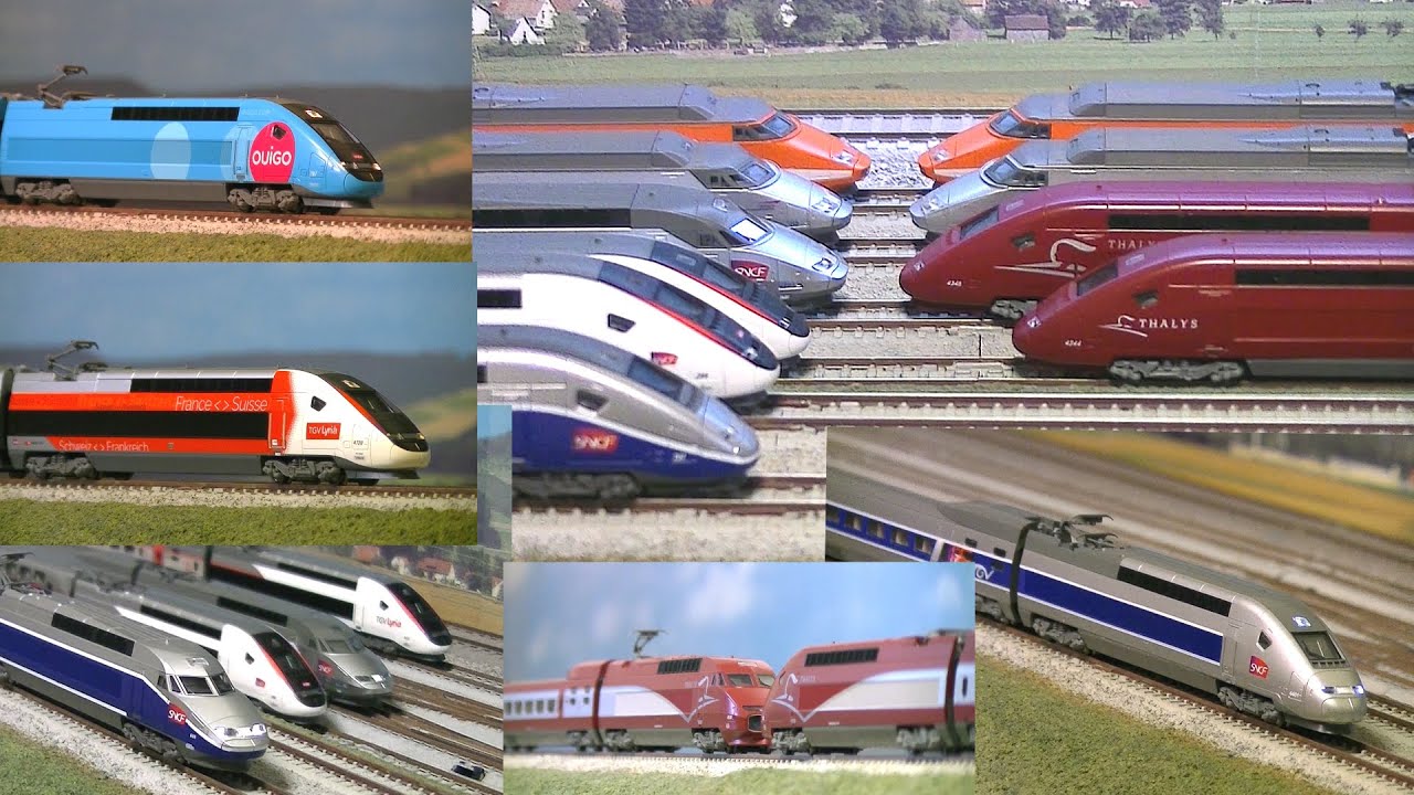 KATO TGV POS Duplex Euroduplex Reseau Thalys PSE Lyria OUIGO  etc. N scale/Spur N