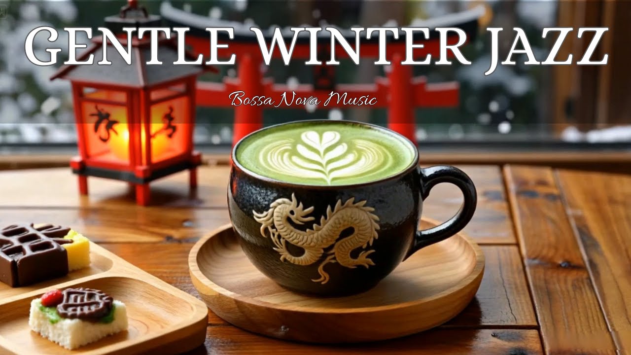 Gentle Winter Jazz ☕ Relaxing February Coffee Jazz, Sweet Bossa Nova Piano for Relaxing Work & Study