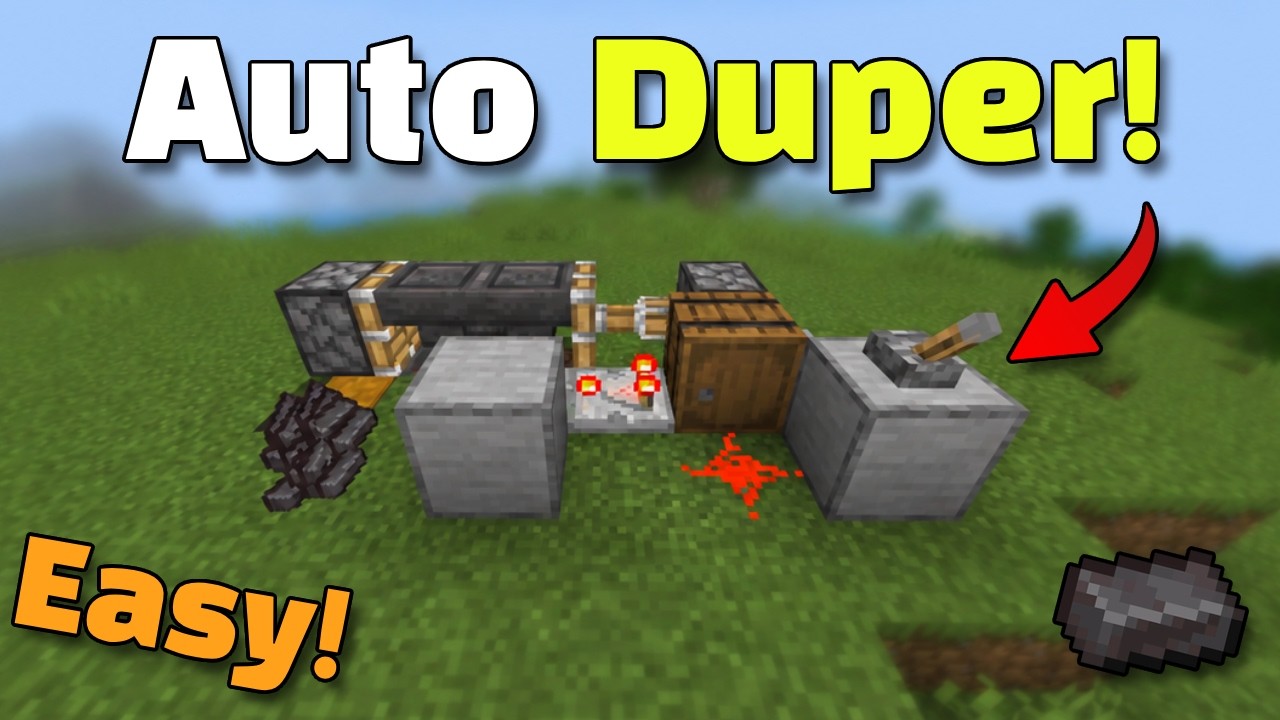 Build This Automatic Item Duper in Minecraft Bedrock! (26.1+)