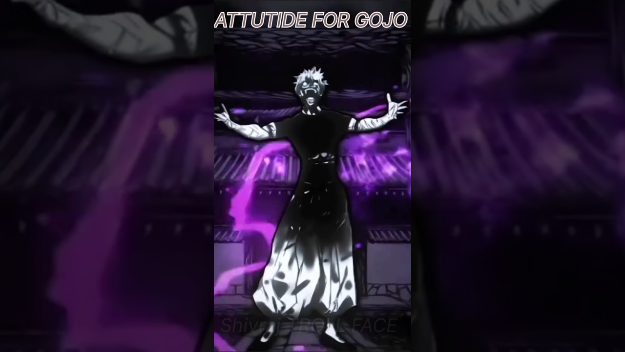 ATTUTIDE FOR GOJO #phonk #viralvideo #short #12SUBSCRIBE#