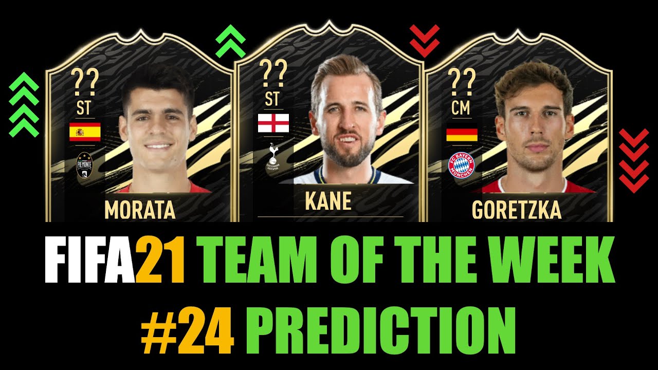 FIFA 21 | TEAM OF THE WEEK 24 PREDICTIONS | W/KANE, GORETZKA, MORATA, INSIGNE, ALBA, NKUNKU, SHAW...