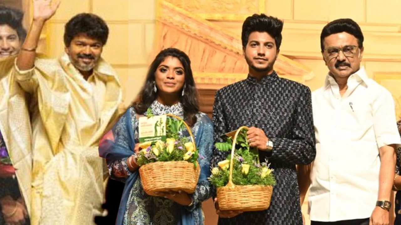 Vijay And CM Stalin Surprise - Attends Jeppiaar's Granddaughter Wedding | Sathyabama Institute