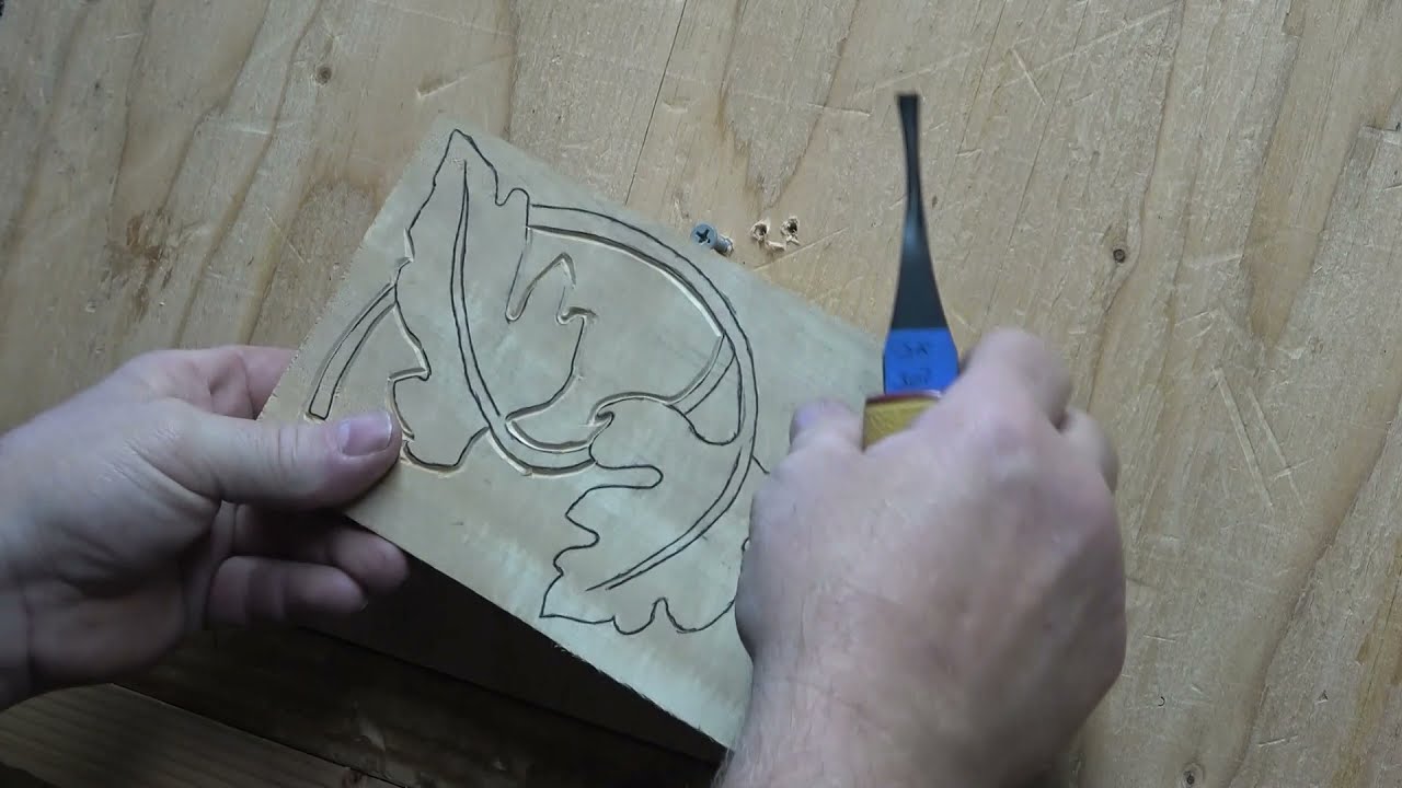 Oak Leaf Carving  Part 1
