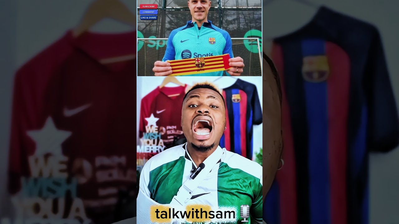 Bar&ccedil;a reinstate Ter Stegen back as Captain #talkwithsam #barcelonafootball #barca #terstegen #news