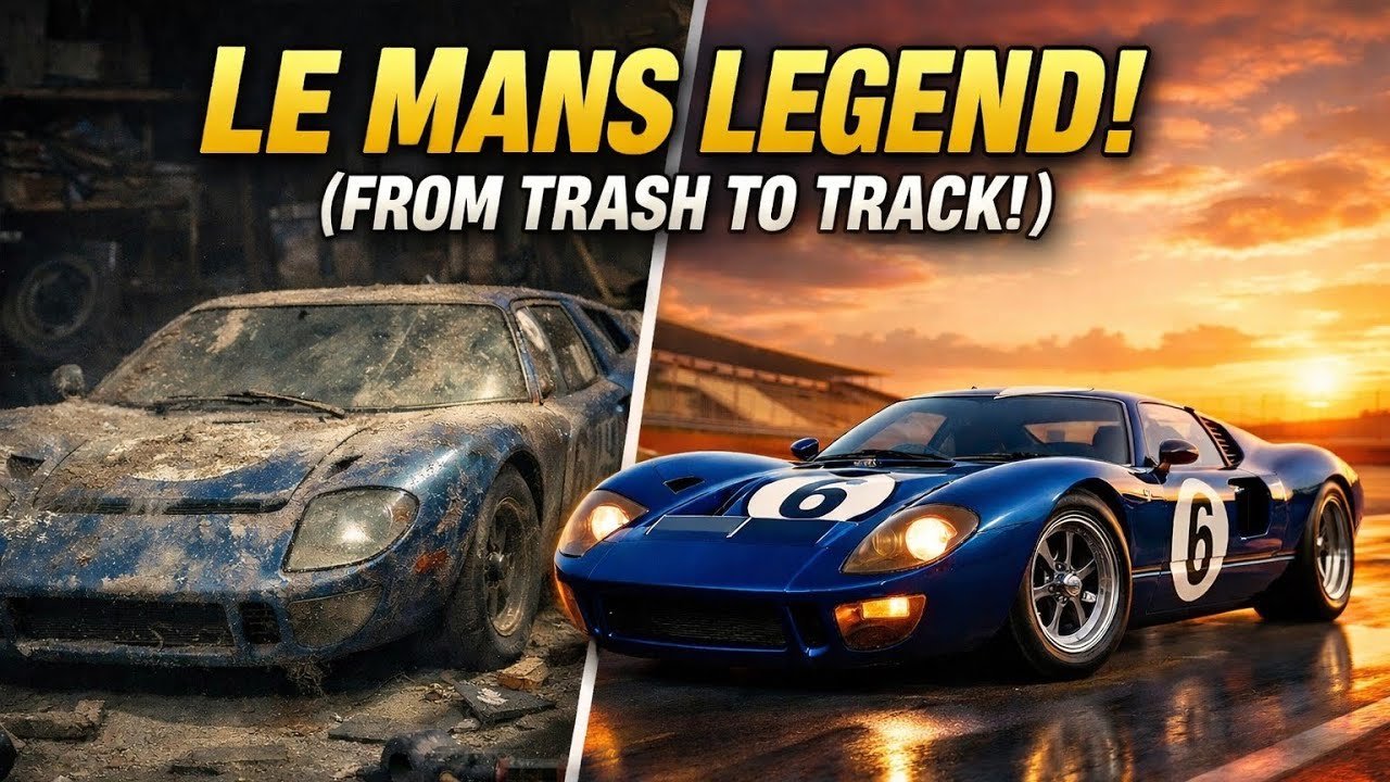 Abandoned 1966 Ford GT40 Reborn | Full Cinematic Restorationford gt40 restoration1966 ford gt40car 