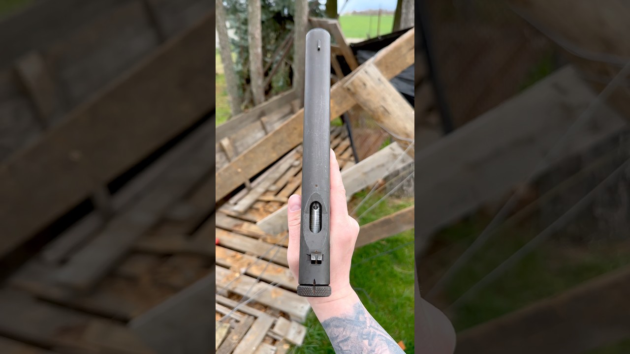 WELROD MK II 🤫 #gunshorts #guncollection #gunhistory #welrod #pistol #handgun #soe #ww2 #british