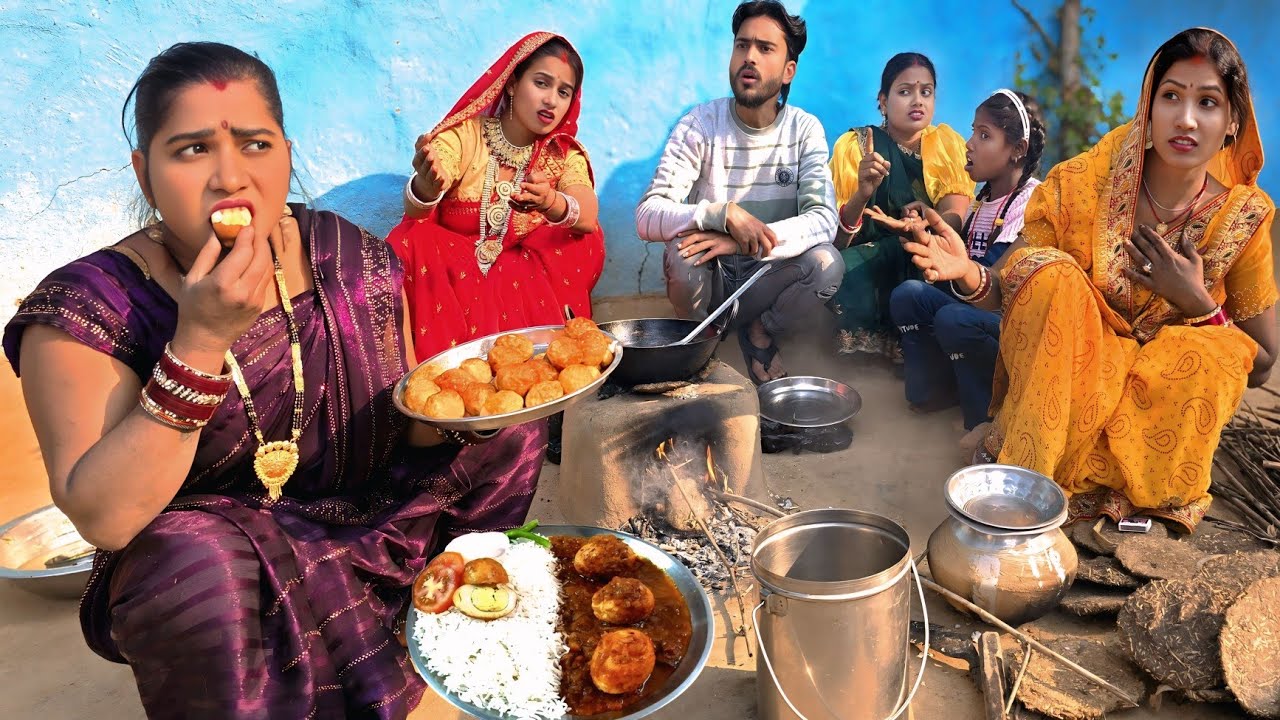 चटनी मौसी/ अंडा के शौकीन बहन के ससुराल आई ।। Chatani Mausi Anda Ke Saukhin ।। KHUSHI SINGH MASTI 