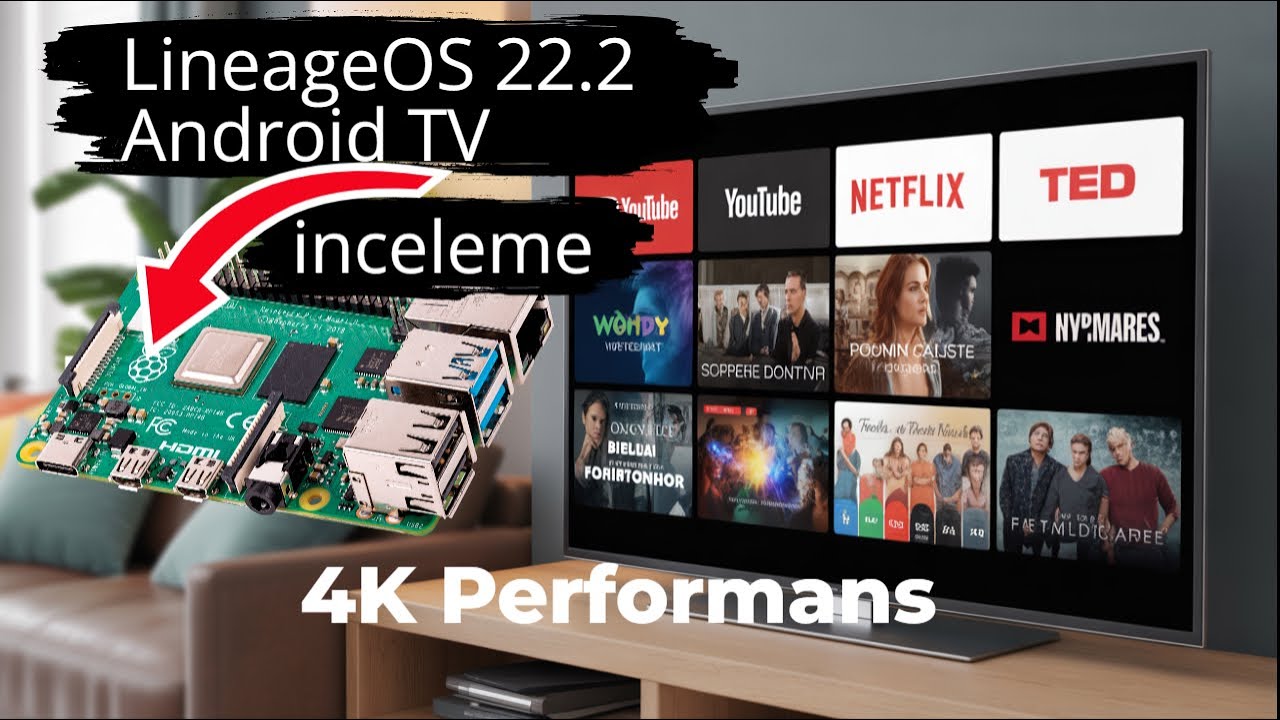 Raspberry Pi 4 ile Android TV Deneyimi &ndash; Lineage OS İnceleme