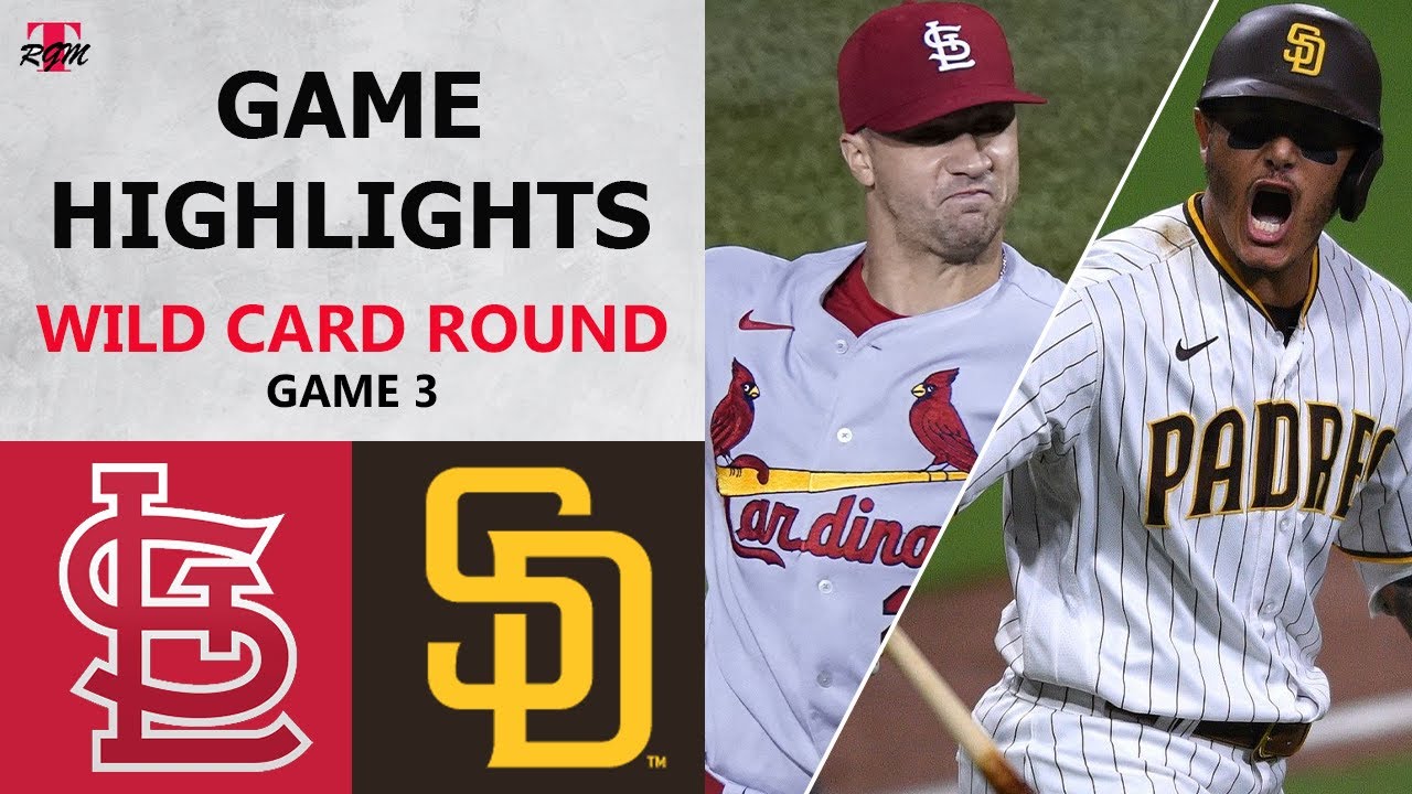 St. Louis Cardinals vs. San Diego Padres Game 3 Highlights | Wild Card Round (2020)