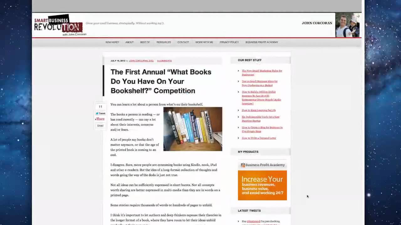 Blog Critique And Analysis: Smart Business Revolution