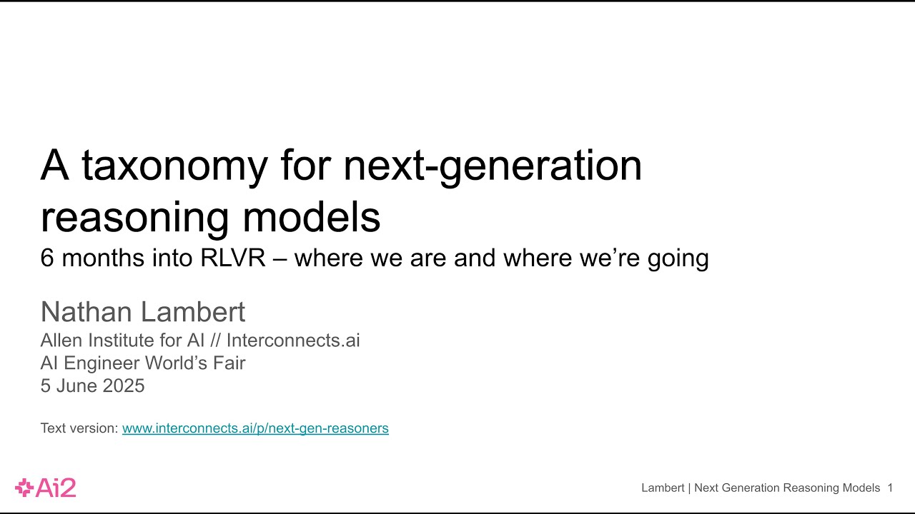 Traits of next generation reasoning models
