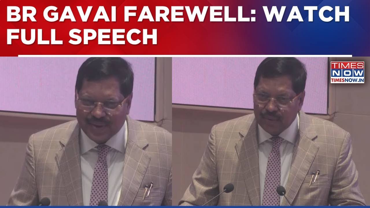 SC: CJI Gavai's Farewell Speech With Next-In-Line Justice Surya Kant Watching | Watch Full