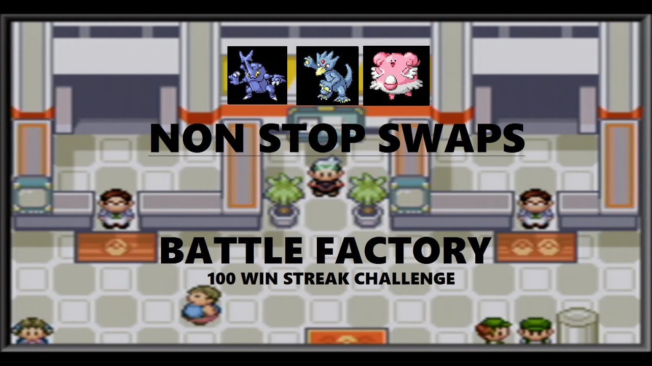 ANOTHER BOSS FIGHT! POKEMON EMERALD - BATTLE FACTORY 100 WIN STREAK ATTEMPTS