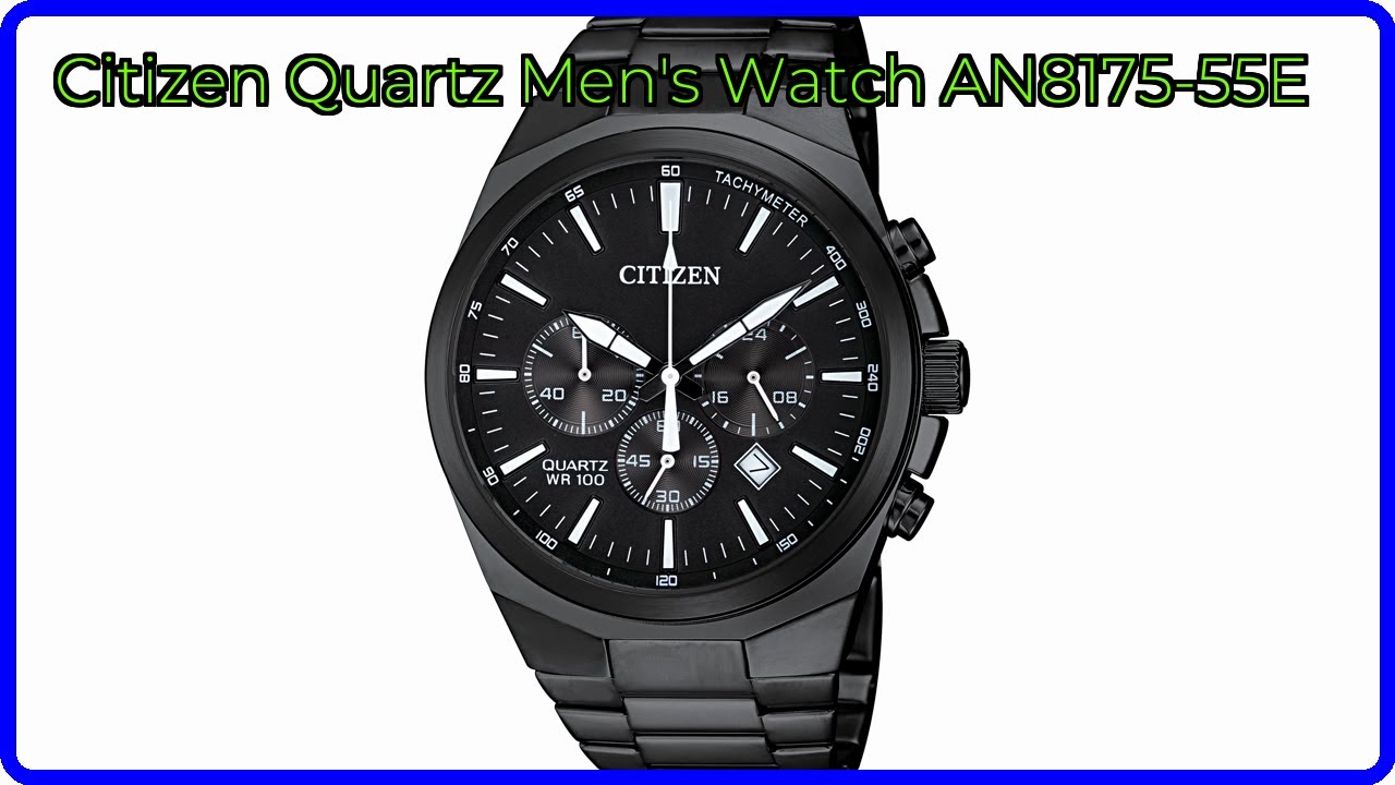 RECENZJA (2026): Zegarek męski Citizen Quartz AN8175-55E. WAŻNE informacje.
