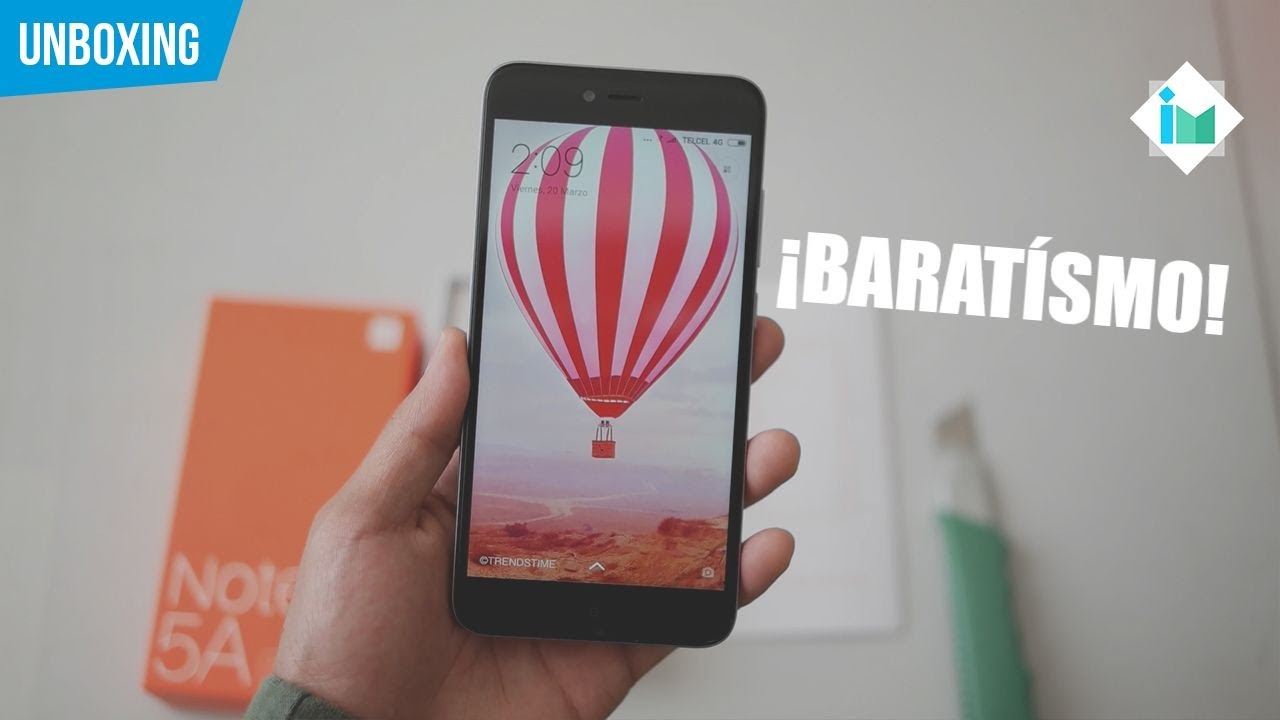 Xiaomi Redmi Note 5A Prime - Unboxing en español