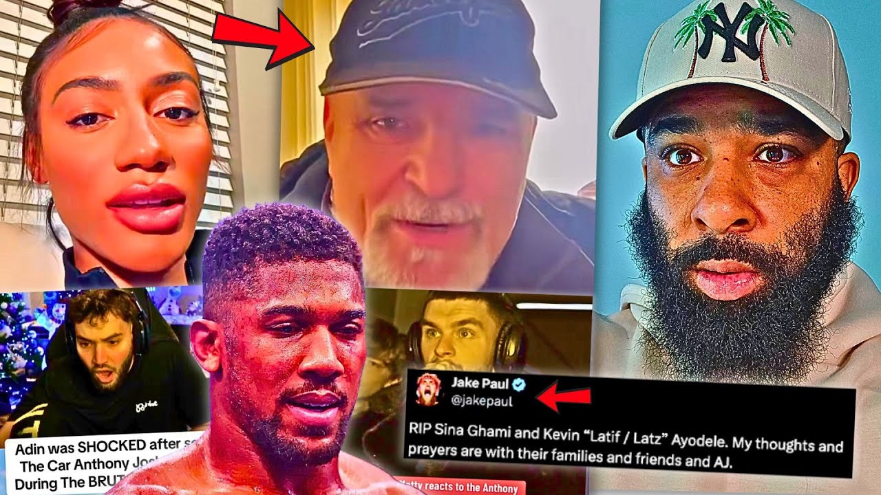 Celebs React to ANTHONY JOSHUA Car Crash Footage 😱