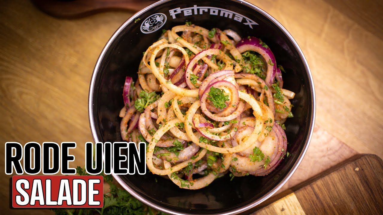 Rode Uiensalade met Peterselie - Een heerlijk bijgerecht