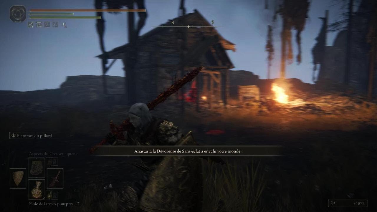 ELDEN RING Combat de Boss : Anastasia la d&eacute;voreuse PS5 Gameplay HDR