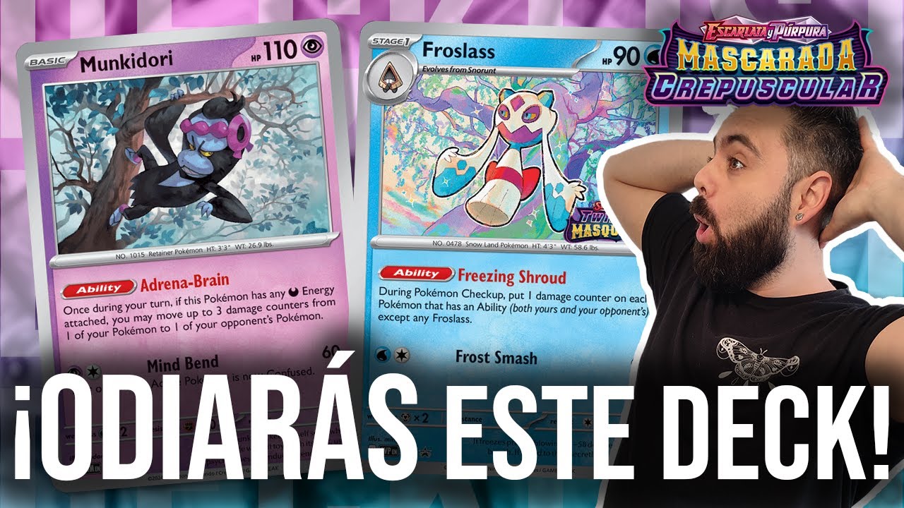 🧊 Froslass & Munkidori es ridículamente PODEROSO [Mascarada Crespuscular] - Pokemon TCG