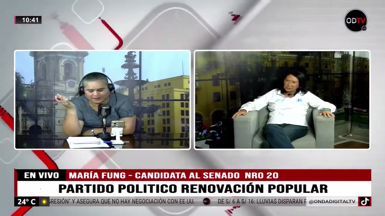 𝗖𝗢𝗡𝗢𝗖𝗘 𝗔 𝗧𝗨 𝗖𝗔𝗡𝗗𝗜𝗗𝗔𝗧𝗢 / Candidata al Senado 𝐌𝐚𝐫𝐢𝐚 𝐅𝐮𝐧𝐠 #𝟐𝟎 del Partido Partido Renovación Popular.