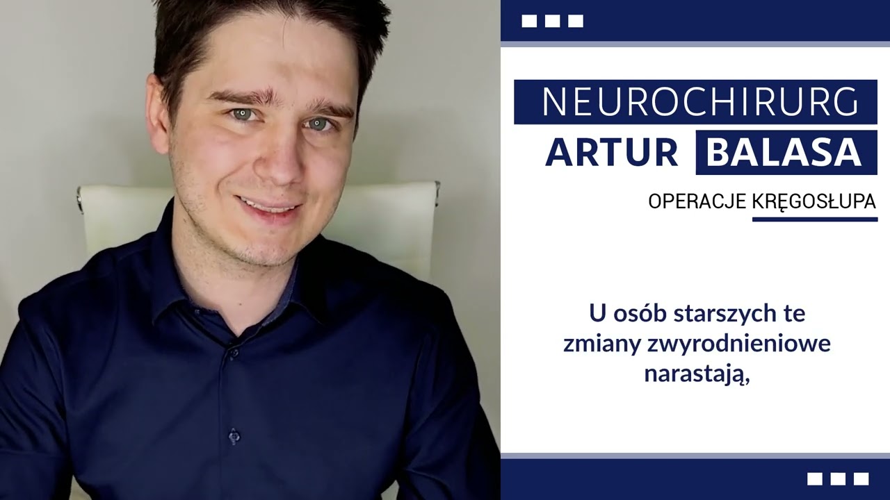 Dlaczego boli nas szyja? Neurochirurg Artut Balasa