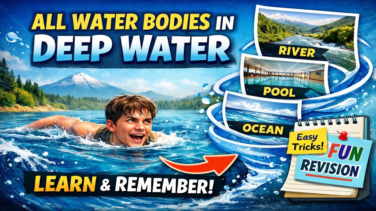 Deep Water: All Water Bodies & Locations Explained 🌊 | Class 12 English | Flamingo 🗺️ #cbse #ncert