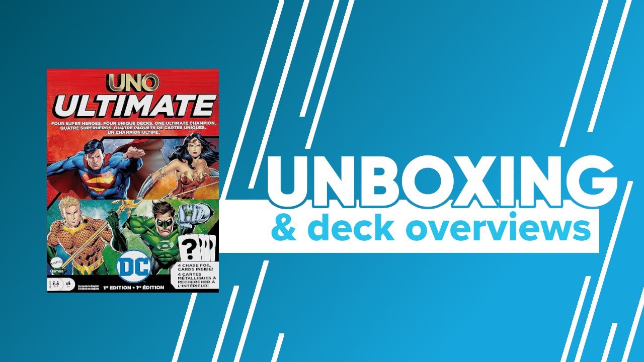 DC Uno Ultimate Unboxing & Deck Overviews