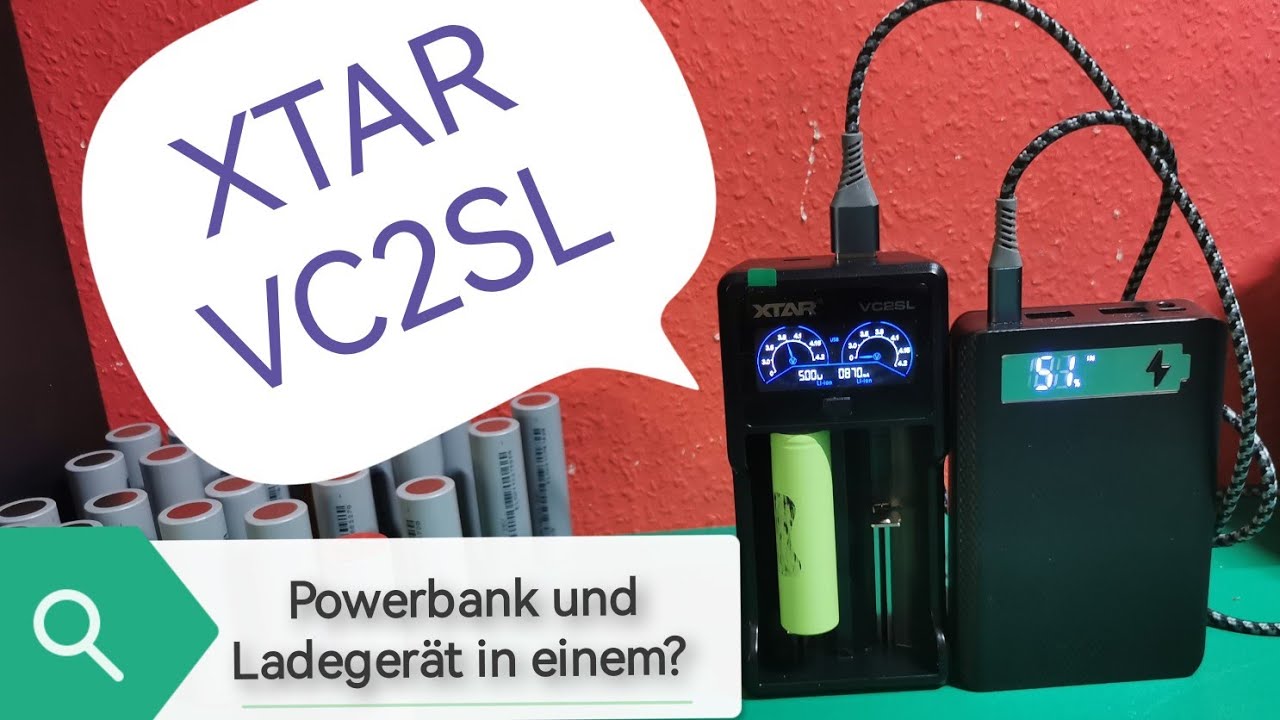 Powerbank und Ladegerät in einem? | Xtar VC2SL
