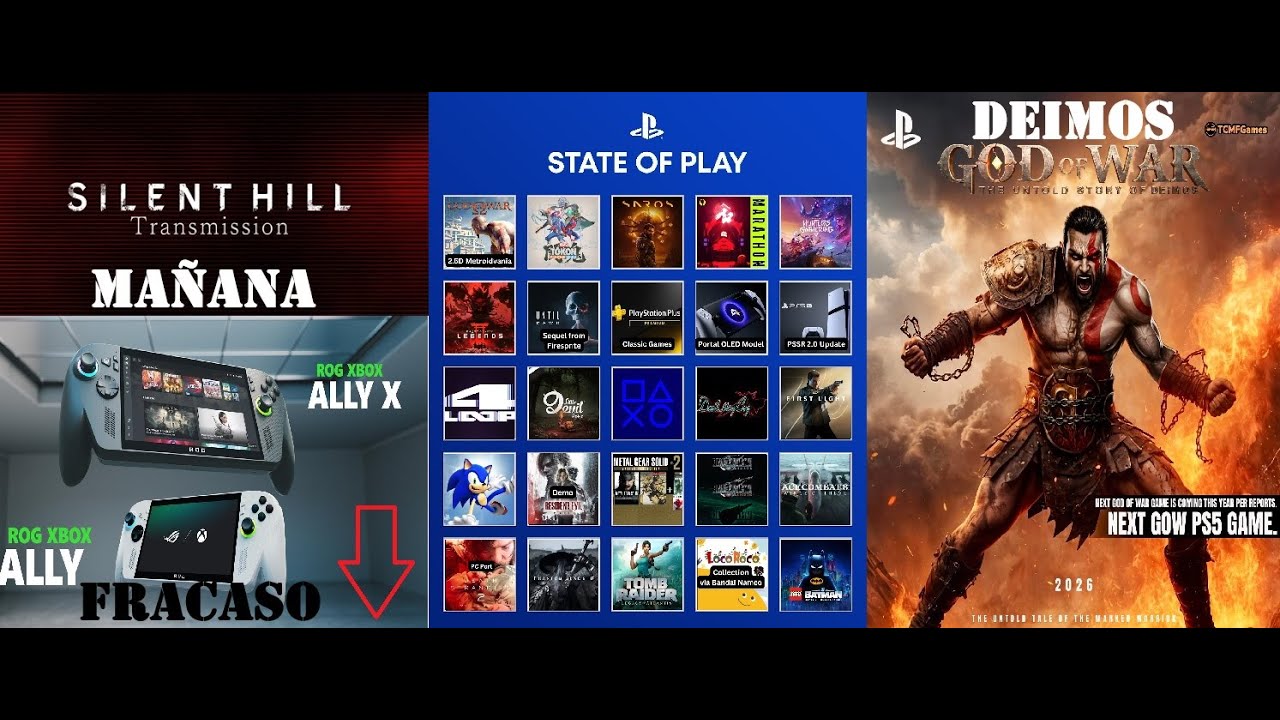 ULTIMAS FILTRACIONES DEL STATE OF PLAY -  SILENT HILL TRANSMITION LUEGO DEL MEGA STATE