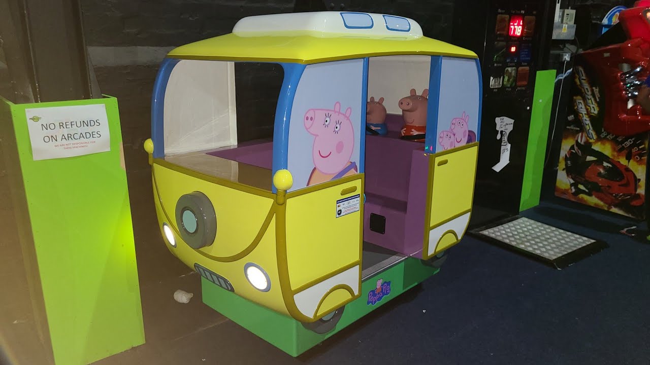 Northern Leisure Peppa Pig Camper Van Coin / Contactless Operated Kiddie Ride