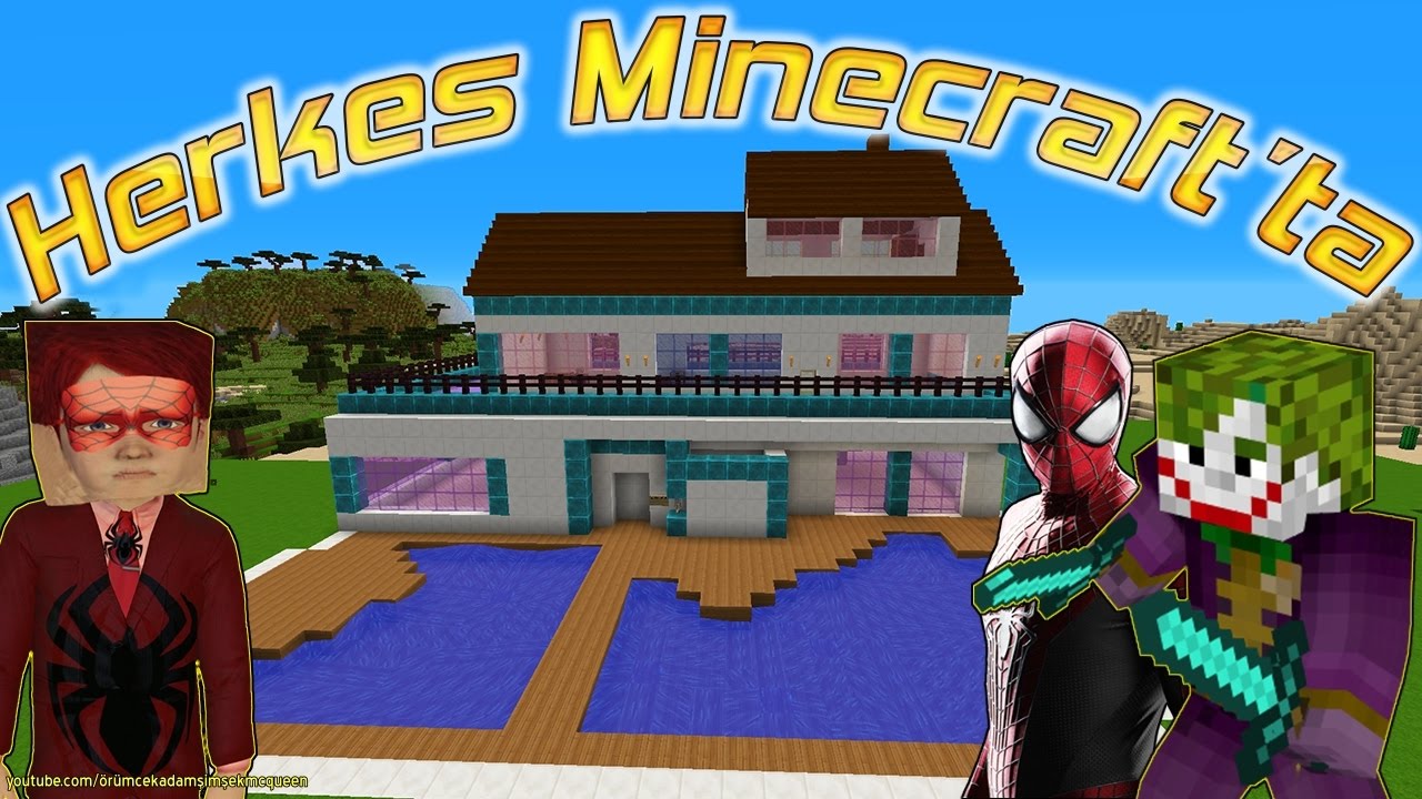 Örümcek Adam Joker ve Örümcek Çocuğun Minecraft Macerası Yeni Bölüm Videoları