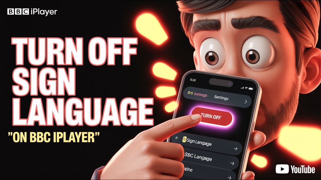 Как отключить язык жестов в приложении BBC iPlayer