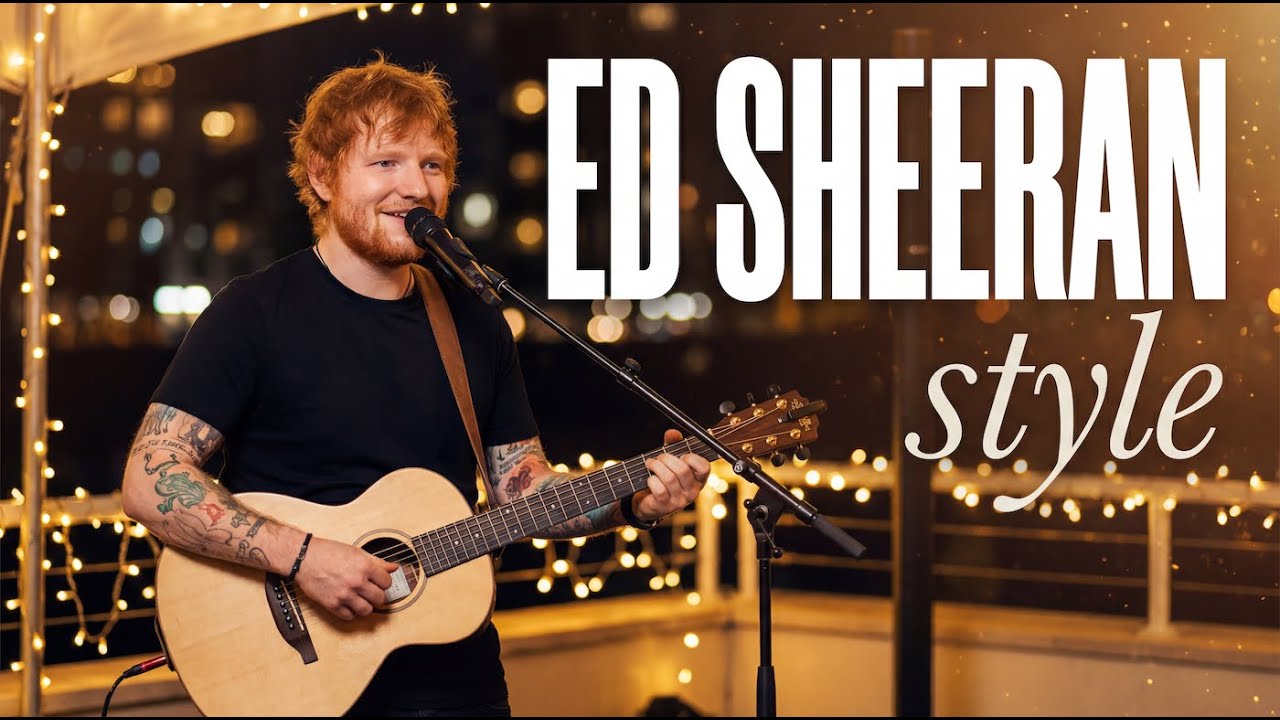 Ed Sheeran Inspired Winter Acoustic Songs ～ Cozy Cabin Vibes for Relax & Focus ～