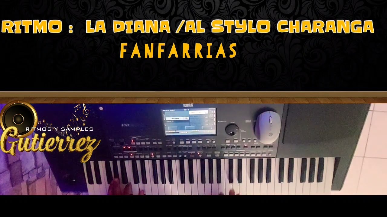 ritmo korg pa / La diana o fanfarrias/ al stylo charanga