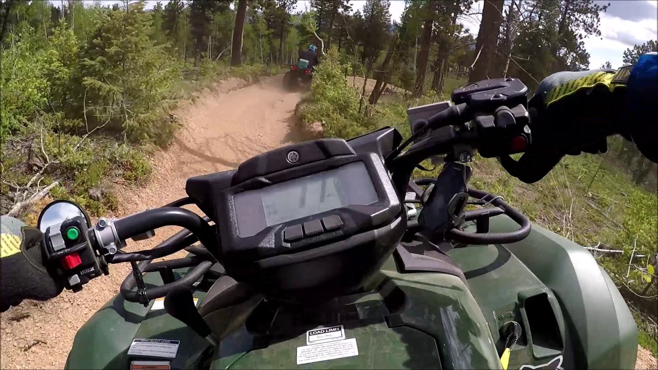 2019 Yamaha Kodiak 700 EPS trail riding on the 717A - part 1