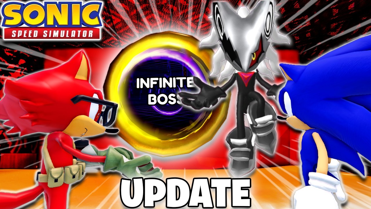 Вышло обновление INFINITE! (Sonic Speed ​​Simulator)