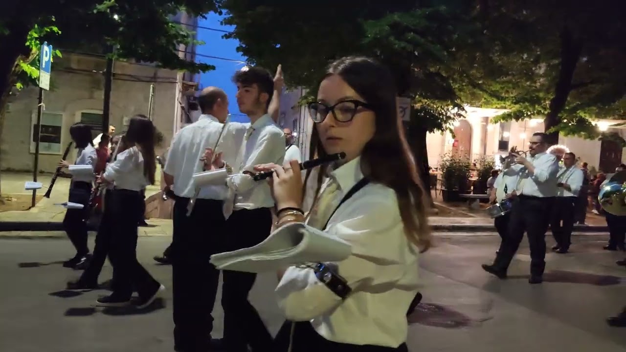 Marcia Ernani Banda di Ruvo Giandonato 16/7/23 Ruvo di Puglia Processione di Maria Ss del Carmine